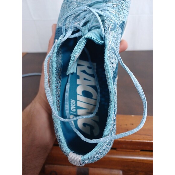 2017 Nike Flyknit Racer Blueberry Blue White 526628 102 Running Rare Mens 12 - Picture 13 of 13